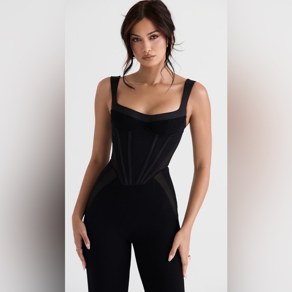 HOUSE OF CB Mylene Jumpsuit, Black - Picture 3 of 4